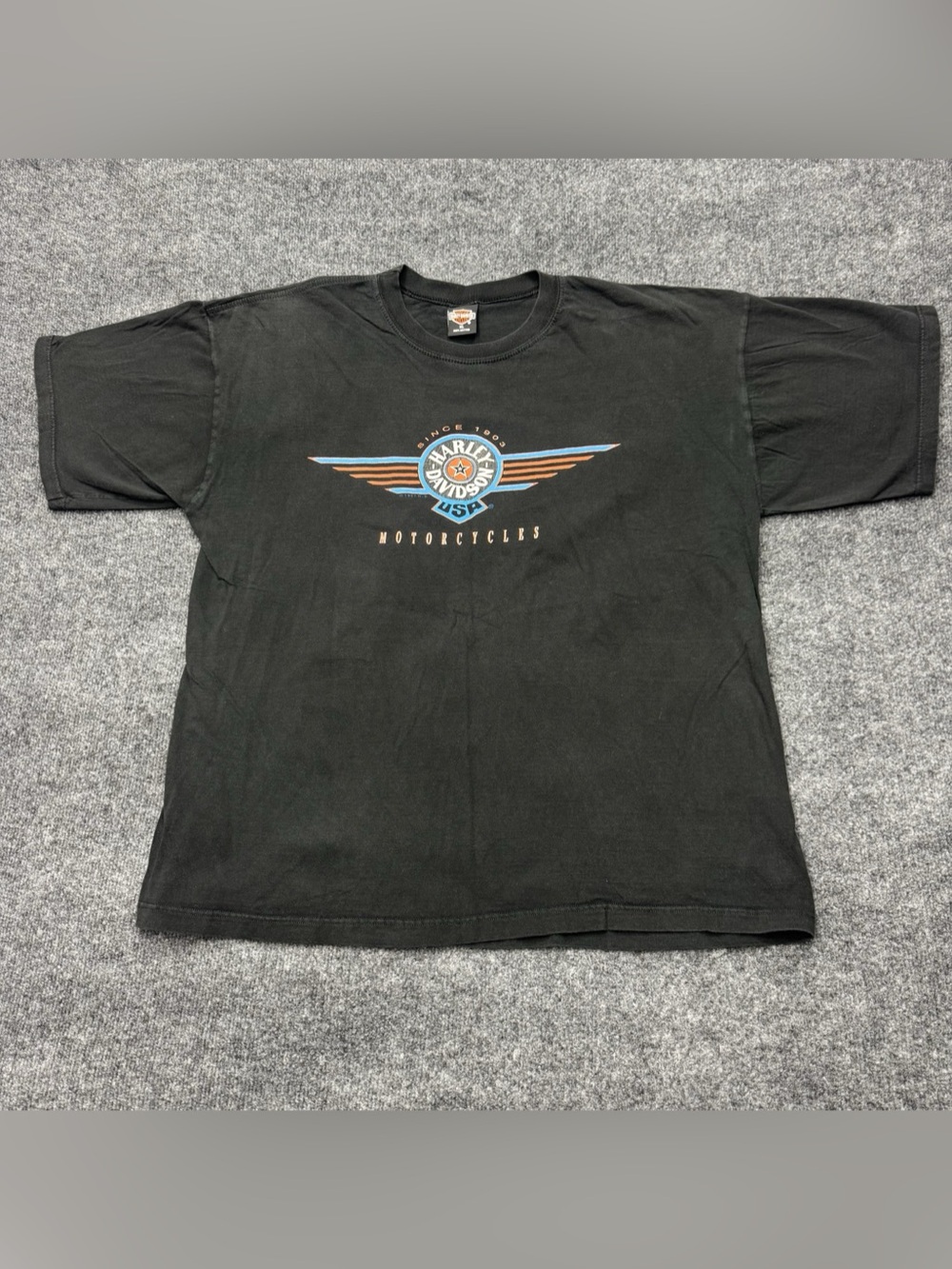 Vintage Harley-Davidson Virgin Islands Shirt 1997 Black USA Men’s Size XL